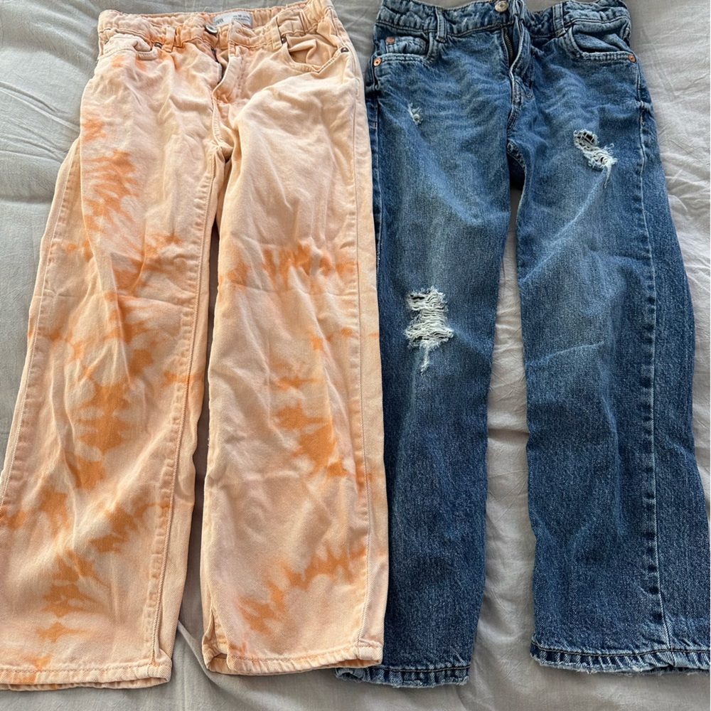 Zara girls Denim Pants bundle